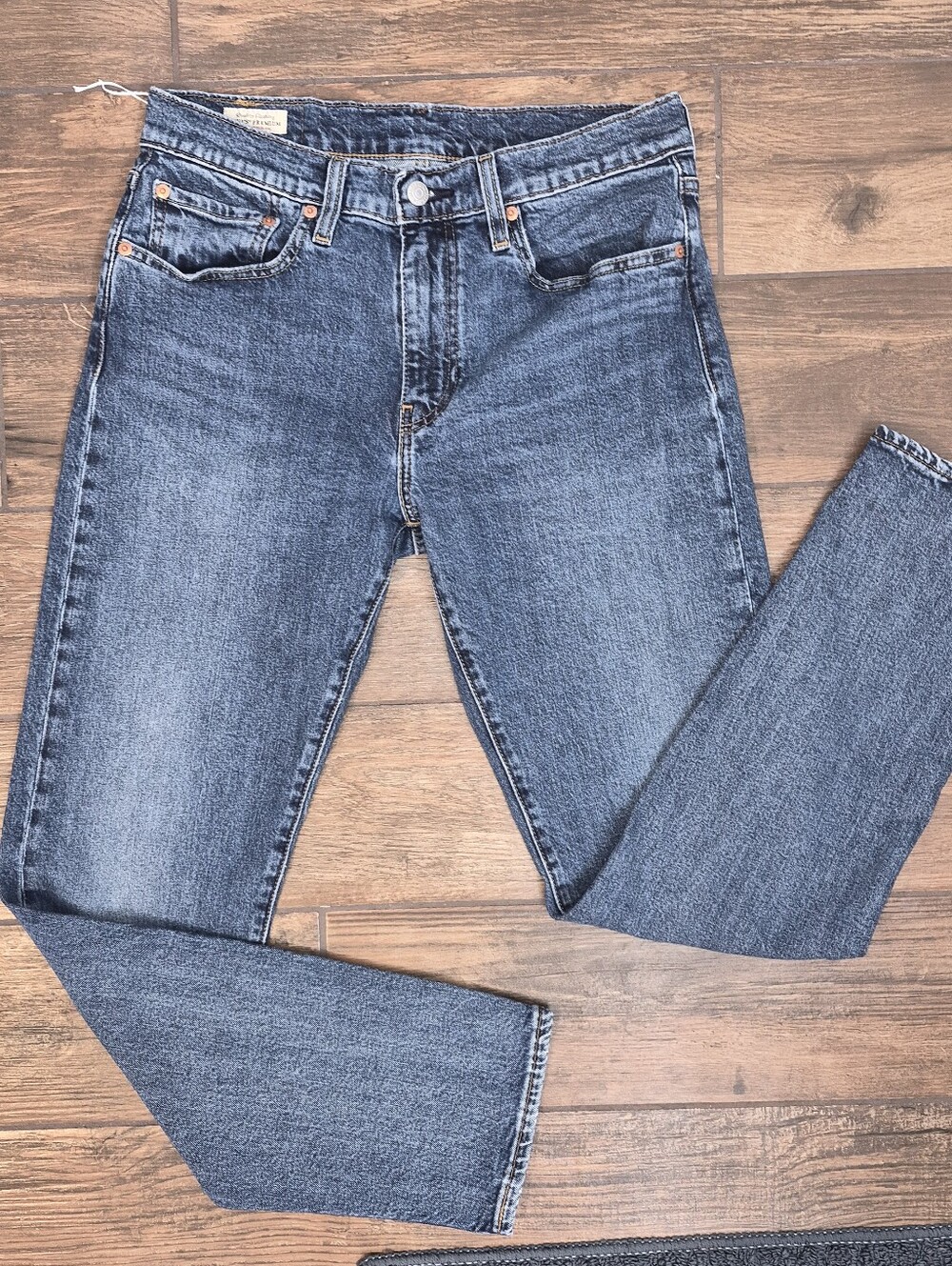 Levi's Premium 502 Tappered Straight Blue Denim Jeans